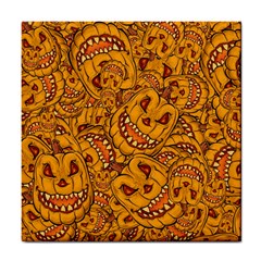 Halloween Background Halloween Texture October Tile Coaster by Wegoenart