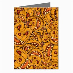 Halloween Background Halloween Texture October Greeting Card by Wegoenart