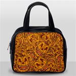 Halloween Background Halloween Texture October Classic Handbag (Two Sides) Back