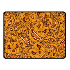 Halloween Background Halloween Texture October Fleece Blanket (small) by Wegoenart