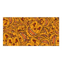 Halloween Background Halloween Texture October Satin Shawl 45  X 80  by Wegoenart