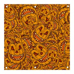 Halloween Background Halloween Texture October Banner And Sign 3  X 3  by Wegoenart