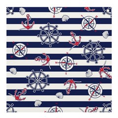 Seamless Marine Pattern Banner And Sign 4  X 4  by BangZart