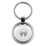 Washing Machine Cartoon Drawing Vector Key Chain (Round) Front