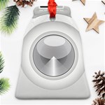 Washing Machine Cartoon Drawing Vector Bell Ornament (Two Sides) Front