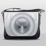 Washing Machine Cartoon Drawing Vector Messenger Bag Front