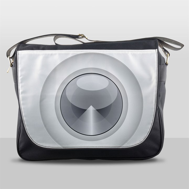 Washing Machine Cartoon Drawing Vector Messenger Bag