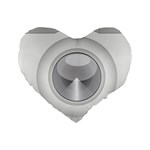 Washing Machine Cartoon Drawing Vector Standard 16  Premium Flano Heart Shape Cushions Front