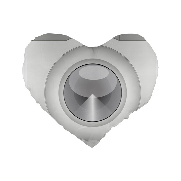 Washing Machine Cartoon Drawing Vector Standard 16  Premium Flano Heart Shape Cushions