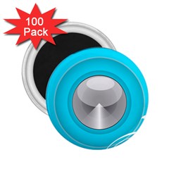 Blue Washing Machine, Electronics 2 25  Magnets (100 Pack)  by Jancukart