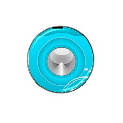 Blue Washing Machine, Electronics Hat Clip Ball Marker (4 Pack)