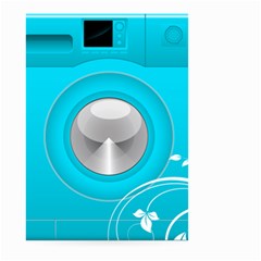 Blue Washing Machine, Electronics Small Garden Flag (two Sides)