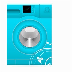 Blue Washing Machine, Electronics Large Garden Flag (two Sides)