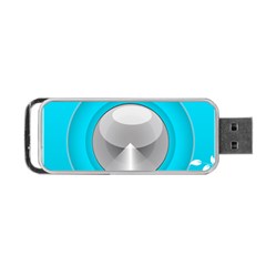 Blue Washing Machine, Electronics Portable Usb Flash (one Side)