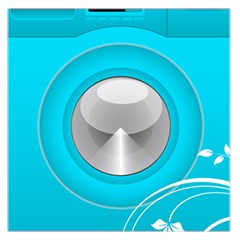 Blue Washing Machine, Electronics Square Satin Scarf (36  X 36 )