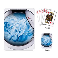 Silver Framed Washing Machine Animated Playing Cards Single Design (rectangle) by Jancukart