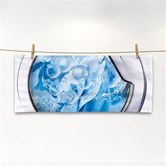 Silver Framed Washing Machine Animated Hand Towel by Jancukart