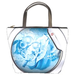 Silver Framed Washing Machine Animated Bucket Bag