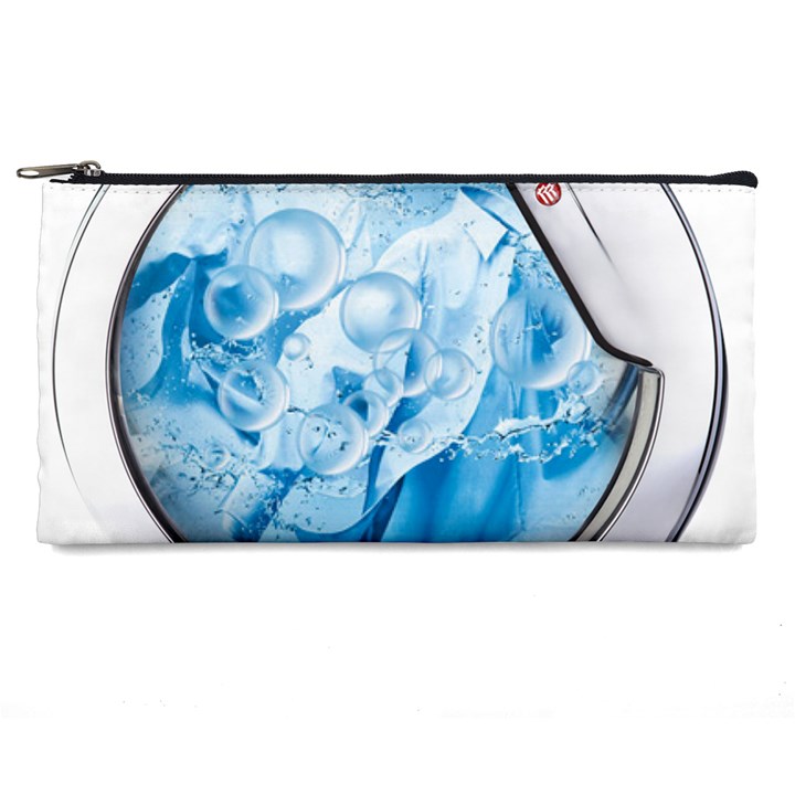 Silver Framed Washing Machine Animated Pencil Case