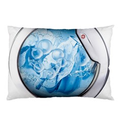 Silver Framed Washing Machine Animated Pillow Case (two Sides) by Jancukart