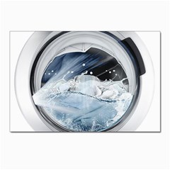 Gray Washing Machine Illustration Postcard 4 x 6  (pkg Of 10) by Jancukart