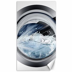 Gray Washing Machine Illustration Canvas 40  X 72  by Jancukart