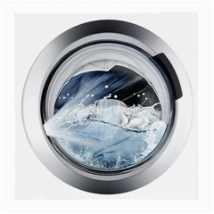 Gray Washing Machine Illustration Medium Glasses Cloth