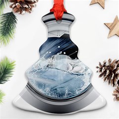 Gray Washing Machine Illustration Ornament (christmas Tree) 