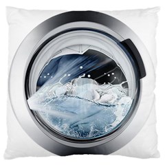 Gray Washing Machine Illustration Standard Flano Cushion Case (two Sides) by Jancukart