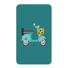 Blue Vespa Taking Flowers To You  Memory Card Reader (rectangular) by ConteMonfrey