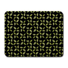 Leaves Motif Random Print Pattern Small Mousepad by dflcprintsclothing