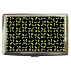 Leaves Motif Random Print Pattern Cigarette Money Case