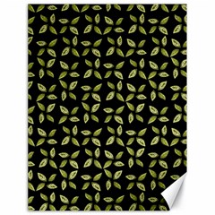 Leaves Motif Random Print Pattern Canvas 18  X 24  by dflcprintsclothing