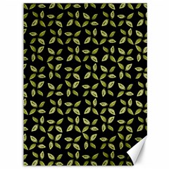 Leaves Motif Random Print Pattern Canvas 36  X 48  by dflcprintsclothing