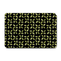 Leaves Motif Random Print Pattern Small Doormat