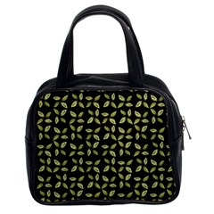 Leaves Motif Random Print Pattern Classic Handbag (two Sides) by dflcprintsclothing