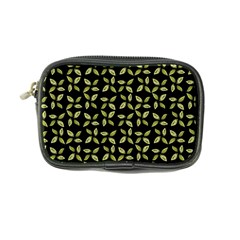 Leaves Motif Random Print Pattern Coin Purse