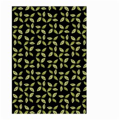 Leaves Motif Random Print Pattern Small Garden Flag (two Sides) by dflcprintsclothing