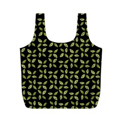 Leaves Motif Random Print Pattern Full Print Recycle Bag (m) by dflcprintsclothing