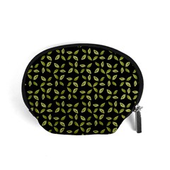 Leaves Motif Random Print Pattern Accessory Pouch (small) by dflcprintsclothing