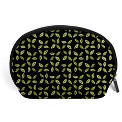 Leaves Motif Random Print Pattern Accessory Pouch (large) by dflcprintsclothing