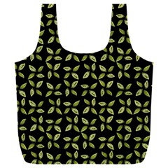 Leaves Motif Random Print Pattern Full Print Recycle Bag (xxl) by dflcprintsclothing