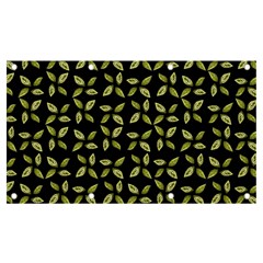 Leaves Motif Random Print Pattern Banner And Sign 7  X 4  by dflcprintsclothing