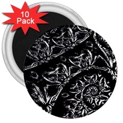 Skeletal Fractals 3  Magnets (10 Pack)  by MRNStudios