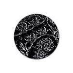 Skeletal Fractals Rubber Coaster (Round) Front