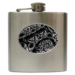 Skeletal Fractals Hip Flask (6 Oz) by MRNStudios