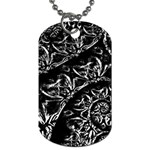 Skeletal Fractals Dog Tag (Two Sides) Front