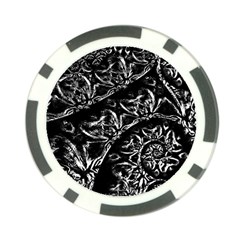 Skeletal Fractals Poker Chip Card Guard (10 Pack) by MRNStudios