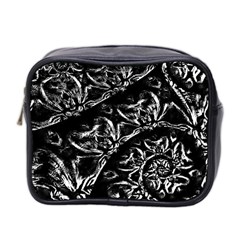 Skeletal Fractals Mini Toiletries Bag (two Sides) by MRNStudios