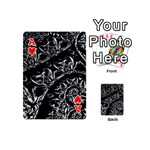 Skeletal Fractals Playing Cards 54 Designs (Mini) Front - HeartA